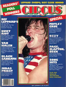 Circus Magazine February 29 1984 Def Leppard Ozzy Osbourne Van Halen Motley Crue - Bild 1 von 2