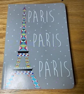 Brand New Damaged Cover Paris Notebook 8X6X1 Fun Journal Art Reflection Book - Picture 1 of 7