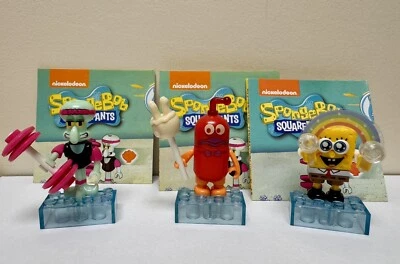 Mega Bloks SpongeBob Series 3 Figures, Set Of 3 - Image 1 of 2