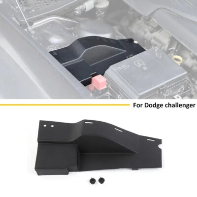 For Dodge Charger Challenger Black Engine Side Wire Dust Cover Trim Accessories Foto 1 de 4