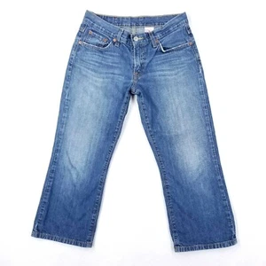 Lucky Brand Classic Fit Crop Women's Blue Jeans Size 27 ( Measures 28x23 ) - Picture 1 of 11