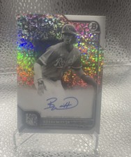 2022 Bowman Chrome Auto RC Bobby Witt Jr. Black & White Mini Diamond - Royals