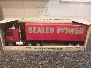 Vintage Nylint Cadet GMC 18 Wheeler model truck #910 Red w/Sealed Power Logo - Picture 1 of 3