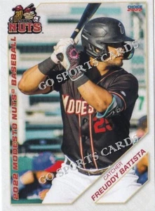 Modesto Nuts Freuddy Batista RC 2022 novato Seattle Mariners DR - Imagen 1 de 1