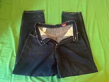 Vintage Ecko Unltd Mens Baggy Carpenter Straight Denim Jeans 30x32 Dark Blue EUC