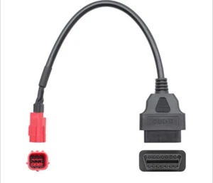 Adattatore Euro5 6 Pin Moto Bike Diagnostica KTM Moto Guzzi Piaggio Vespa Honda - Foto 1 di 16