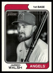 Jared Walsh 2023 Topps Heritage Black & White Variation Angels #368 - Bild 1 von 2