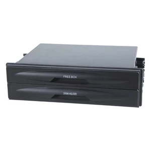 Double Din Radio Pocket Drink-Cup Holder + Storage Box For Universal Car truck - Picture 1 of 8