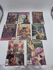 The Savage Sword of Conan + Conan Saga Magazine Vintage Lot of 8 - Picture 1 of 22