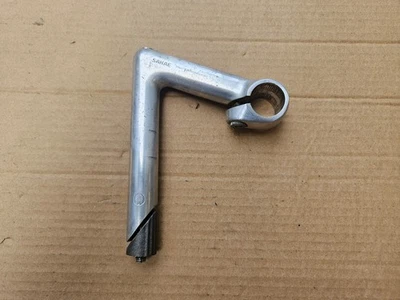 Vintage 80s SR 100mm Road Bike Quill Stem 25.4mm Clamp Silver for 1" Steerer - Image 1 of 4