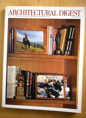 Robert Redford December 2000 Architectural Digest Magazine - Image 1 of 4