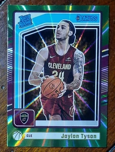 Jaylon Tyson 2024-25 Panini Donruss Green Holo Laser #206 Rated Rookie Cleveland - Bild 1 von 2