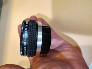 Vintage Olympus OM Mount 2X Tele Converter von Star-D mit Objektivdeckel - Bild 1 von 5