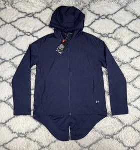Chaqueta de Entrenamiento Under Armour Cold Gear Cremallera Completa Azul Marino Para Hombre Talla S *NUEVA* $120 - Imagen 1 de 6