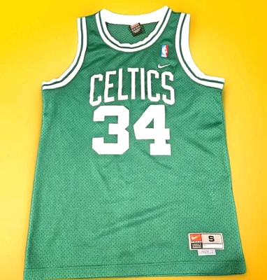 Camiseta deportiva cosida de baloncesto 'de colección' Nike NBA🏀'Boston Celtics''Pierce' #34-para hombre talla S Foto 1 de 4