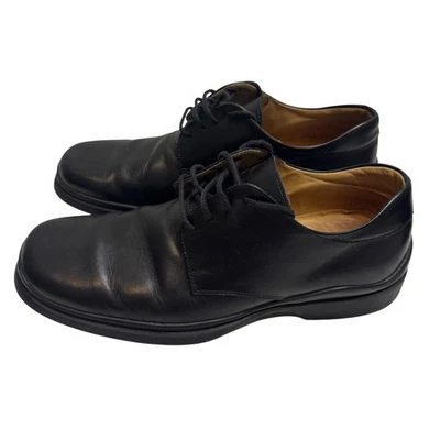 Coach Gavin Leather Shoes Men's Size 8.5D Black Lace Up Oxfords Made In Italy - Image 1 of 4
