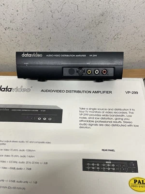 DataVideo Audio Video Distribution Amp - Image 1 of 4