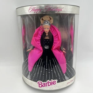 Happy Holidays Barbie Bambola Edizione Speciale 1998 Nuova Sigillata In Scatola - Foto 1 di 8