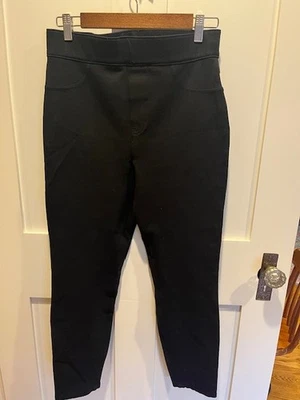 Spanx The Perfect Pant Black Side Seam Leggings Sz L Stretch Faux Side Pockets - Image 1 of 4