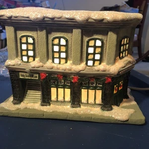 Enesco “ It's a Wonderful Life” Bailey Building and Loan 2010 With Cord & Light - Picture 1 of 7
