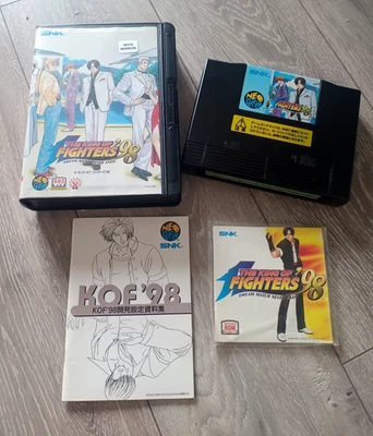The King of Fighters 98 - Neo Geo AES Game - JAPAN - Boxed with Manuals - Image 1 of 4