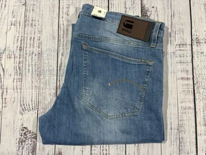 NEW Mens GSTAR Raw Jeans Sz 38 X 34 3301 Straight Stretch 0231 - Picture 1 of 13