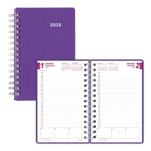 Planificador diario/mensual Brownline® 2025 DuraFlex, libro de citas, 12 meses,... - Imagen 1 de 7