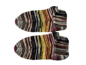 Selbstgestrickte,handgestrickte Socken , Sneaker Gr. 38, 6 Fach Wolle . - Bild 1 von 1