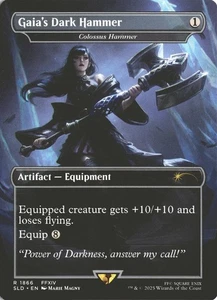 Magic The Gaia's Dark Hammer (1866) *sin papel* Secret Lair: Final Fantasy MT/NM - Imagen 1 de 2