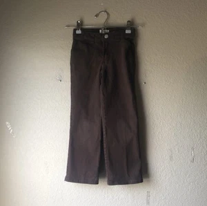 Circo Pants Girls Vintage Y2K Brown Straight Leg Casual Pants Girls Size 6 - Picture 1 of 11