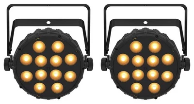 (2) Chauvet DJ SLIMPAR Q12 BT ILS Wireless Par Wash Up-Lights w/ Bluetooth - Image 1 of 4