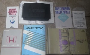 Genuine OEM JDM 1997 Honda ACTY Kei Truck Owners Opperators Manual Set w/ Case - Picture 1 of 12