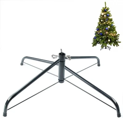 24 Inch Christmas Tree Stand for 3 to 7 ft Christmas Trees, fits 0.9 inch Pole - Image 1 of 4