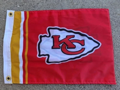 For Kansas City Chiefs Football Fans 12x18" Garden Flag One  Sided Yard Banner - Image 1 of 2