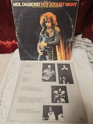 Neil Diamond Hot August Night LP (1972) MCA 2-8000 - Image 1 of 4