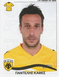 #020 PANTELIS KAFES AEK ATHENS STICKER PANINI GREEK GREECE LEAGUE 2010