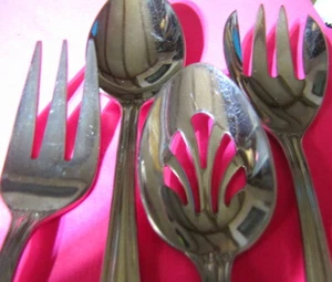 4 pcs Royal Doulton FILIGREE Stainless Steel Flatware Serving Set China. - Picture 1 of 5