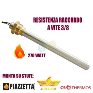Candeletta Accensione Stufa a Pellet Raccordo 3/8 280W 150mm 140mm PIAZZETTA ADL - Foto 1 di 2