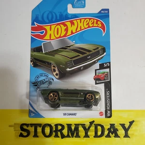 Hot Wheels Camaro 1969 Cabrio Roasters 3/5 190/250 Farbe grün - Bild 1 von 3