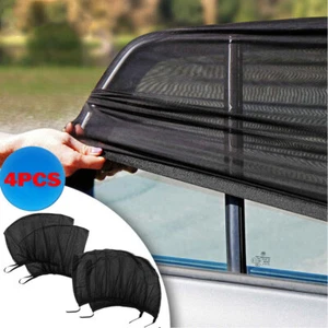 4PCS Auto Sun Shade Window Screen Cover Sunshade Protector For Car in Summer USA - Picture 1 of 12