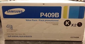 Samsung CLT-P409B Incluye 2 cada uno CLT-K409S para CLP-310/315 CLX-3170/3175 - Imagen 1 de 2