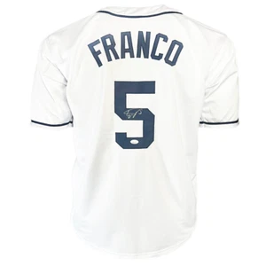 Wander Franco Signed Tampa Bay White Baseball Jersey (JSA) - Picture 1 of 3