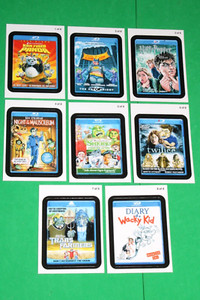 2011 Topps Wacky Packages ANS8 All-New Series 8 GO TO THE MOVIES 8 CARD SET