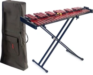 Stagg XYLO-SET 37 HG 37-Klangstäbe Profi Xylophon-Set 3 Oktaven +Tasche + Stativ - Bild 1 von 4