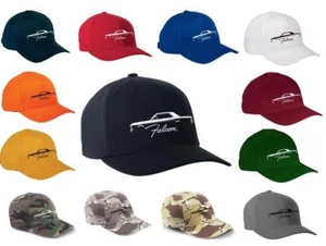 1966 1967 Ford Falcon Classic Color Outline Design Hat Cap NEW - Picture 1 of 1