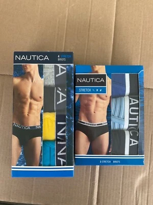 Cuecas Nautica Box ajuste clássico algodão stretch masculinas novas GG - Imagem 1 de 4