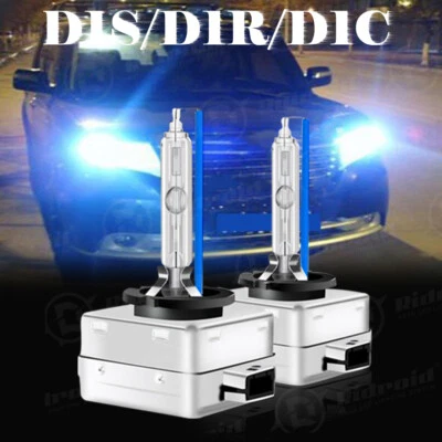 2pcs OEM D1S 8000K Blue 66140 66144 85410 85415 HID Xenon Headlight Bulbs Set - Image 1 of 4