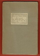 Ex numéroté - Le Voyage d'Urien, André Gide, Le Masque de la Folie, 1919