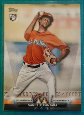2018 TOPPS SALUTE SANDY ALCANTARA ROOKIE #66 MIAMI MARLINS - Image 1 of 2