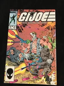 G.I. JOE #41 NM MARVEL COMICS COPPER AGE 1985 - COVER MIKE ZECK - Foto 1 di 2